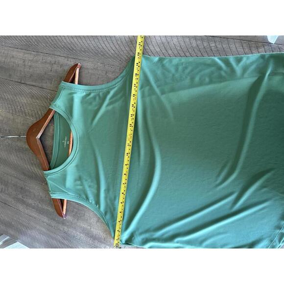 SANTINY Green Sleeveless Racerback Workout Tank Top Lightweight Women’s size XL - Picture 9 of 14